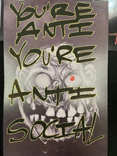 Load image into Gallery viewer, Scott Ian Custom Hand Written Lyrics ART SERIES
