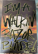 Load image into Gallery viewer, Scott Ian Custom Hand Written Lyrics ART SERIES