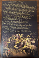 Load image into Gallery viewer, Scott Ian Custom Hand Written Lyrics ART SERIES