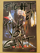 Load image into Gallery viewer, Scott Ian Custom Hand Written Lyrics ART SERIES
